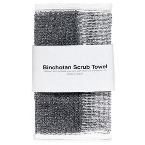 Morihata Binchotan Charcoal Body Scrub Towel