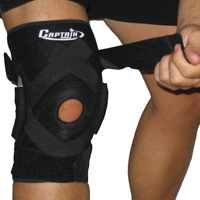 Captain Sports Hinged Knee Brace with Patella Stabilizers