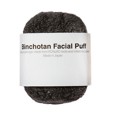 Morihata Binchotan Facial Puff puff