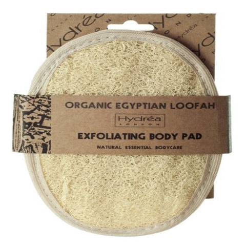 Hydrea London Organic Egyptian Loofah Exfoliating Body Pad - Luxury Body Exfoliator