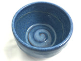 Schöne Pottery Blue Shaving Soap Bowl- Handmade in the Usa, Beautiful Gift!