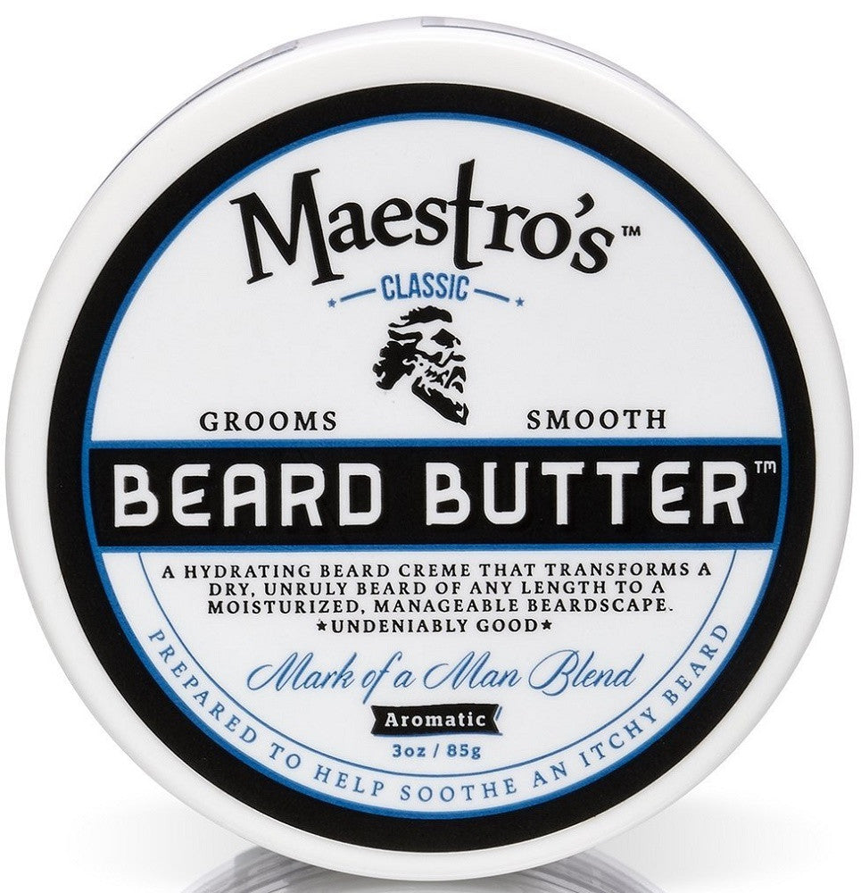Maestro's Classic Mark of a Man Beard Butter, 3 Ounce