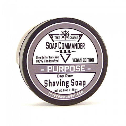 Soap Commander-Purpose 6oz shave soap