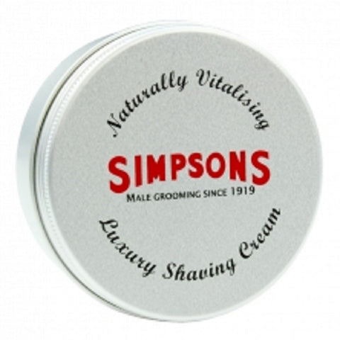 Simpsons Fragrance-Free Luxury Shaving Cream