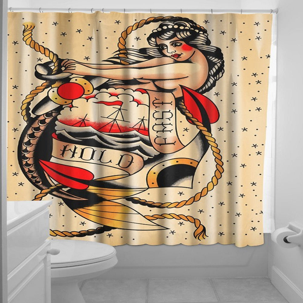 Sourpuss Hold Fast Shower Curtain