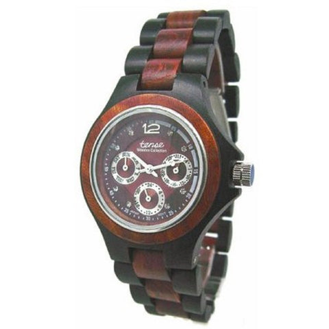 Tense Solid Wood Multi Eye Hypoallergenic Wrist Watch Mens G4300DS ANDF